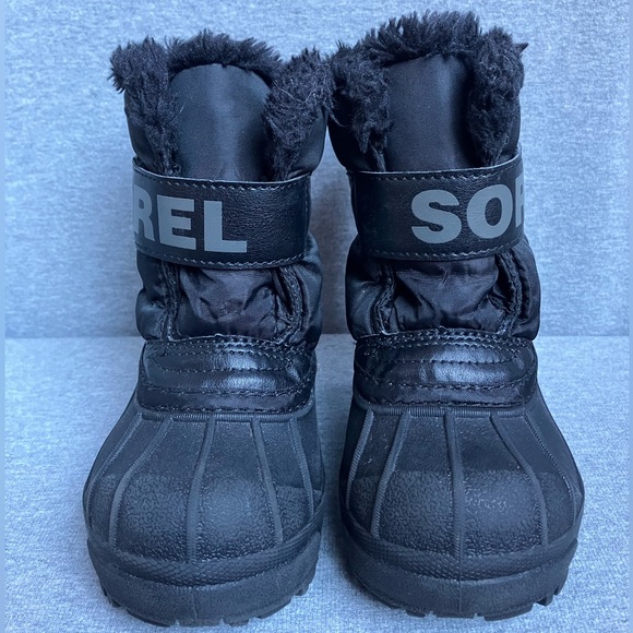 EUC Sorel Snow Commander Boots Sz Toddler 6 - Waterproof Insulated Traction Warm - Picture 1 of 13